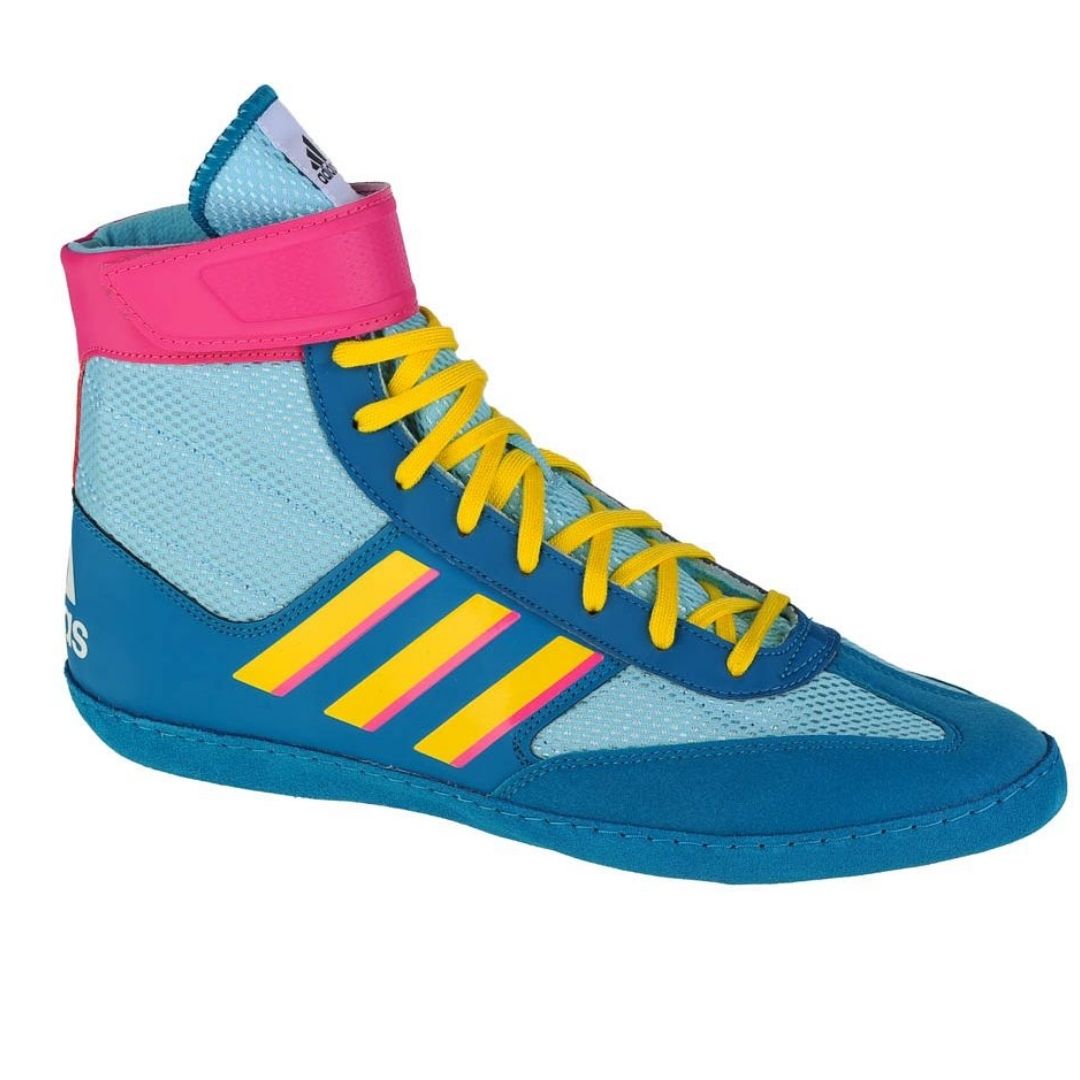 Yellow adidas wrestling shoes Clearance
