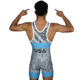 USA Star Digital Camo Singlet - Youth