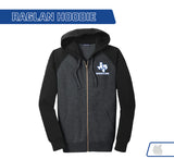 Byron Nelson Raglan Full-Zip Hooded Fleece Jacket