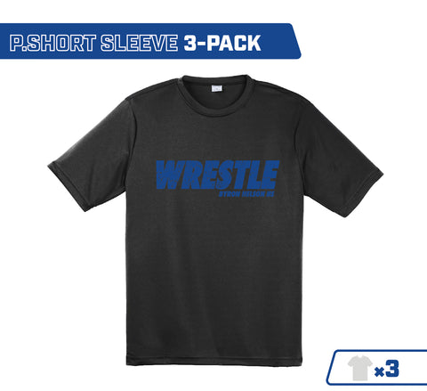 Byron Nelson Wrestling Performance SS Tees - 3 Pack