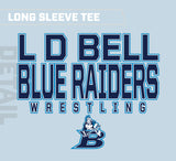 LD Bell Wrestling Ring Spun Cotton Long Sleeve T-Shirt