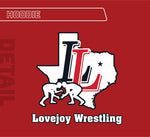 Lovejoy Wrestling Pull-Over Hoodie Sweatshirt
