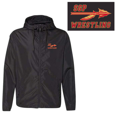 South Grand Prairie Wrestling Unisex Windbreaker  Full-Zip Jacket